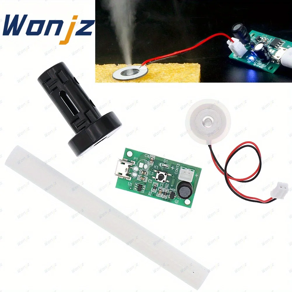 1 Satz Mini-Ultraschallzerstäubermodul, 4-in-1-Komplettset, geeignet für Heimwerkerprojekte oder Reparaturen und Verbesserungen.