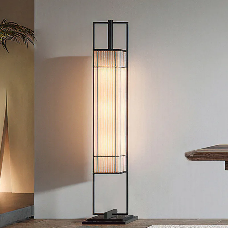 

New Chinese floor lamp Chinese style retro villa living room study