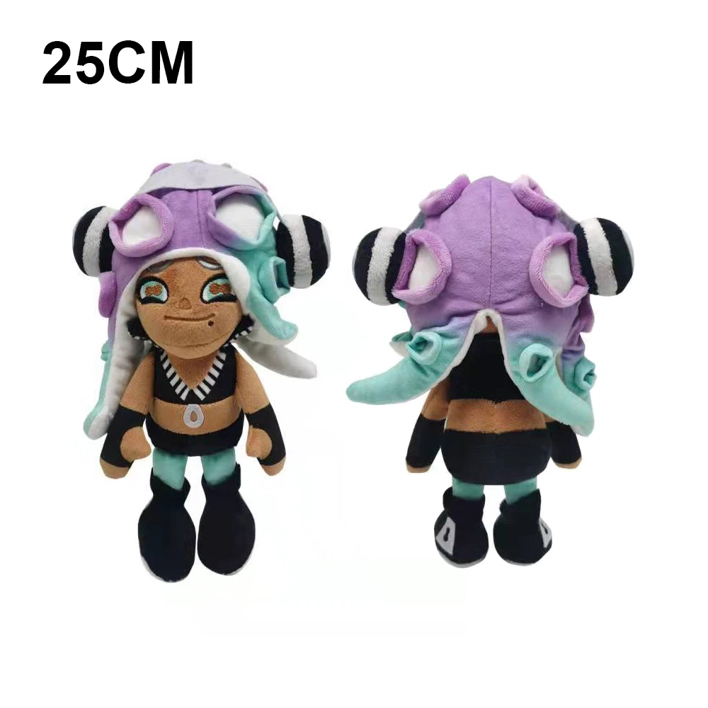 25Cm Ika Musume Octopus Inktvis Pop Anime Game Splat Pluche Stuff Speelgoed Mascotte Xmas Verjaardagscadeau Halloween Carnaval Props decor