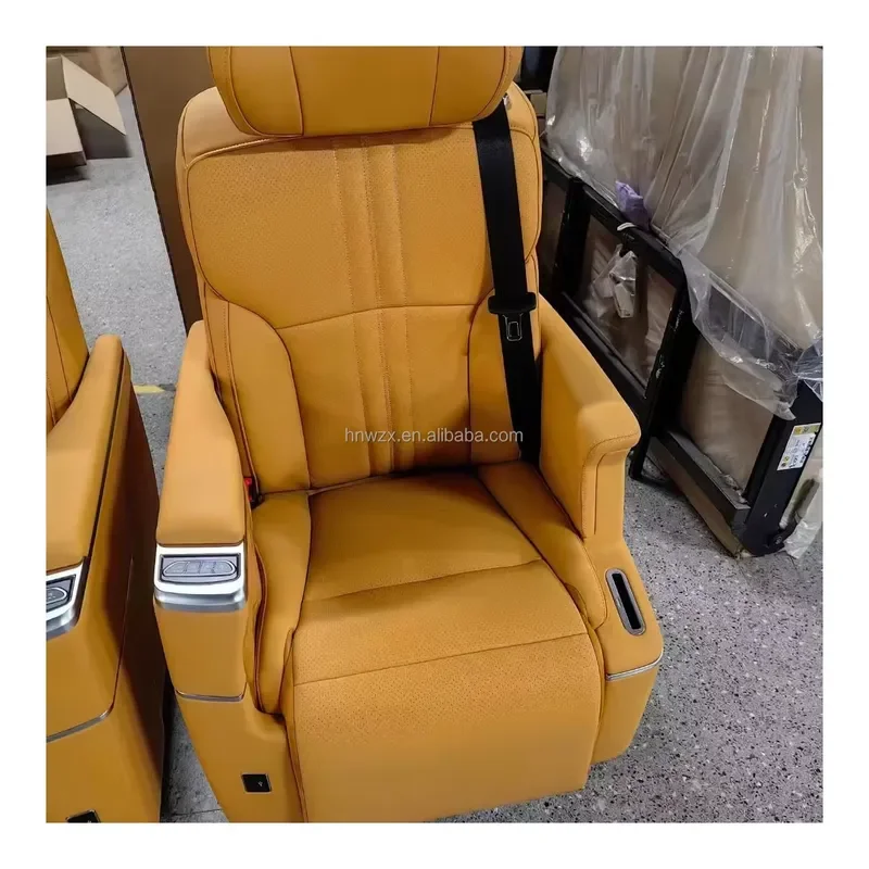 For Vito Electric Seat Interior Mercedes Sprinter Alphard Custom Car Seats Nappa Material Adjustable Angle Sofa Bed