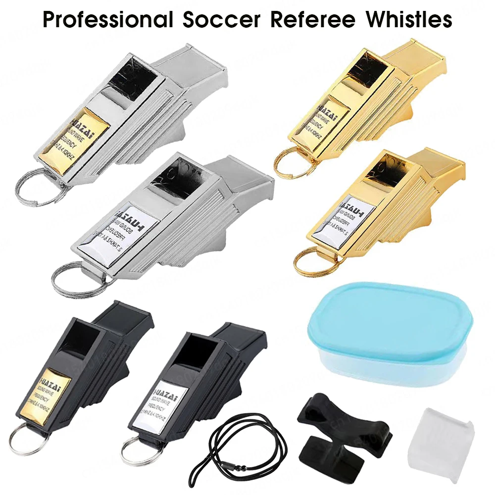 Professional Soccer Basketball Referee Whistle Plastic Sports Training Referee Whistle Outdoor Survival Lifesaving Tool Whistles