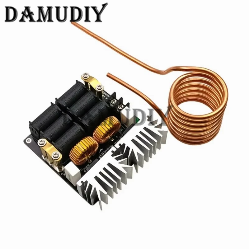 Placa de calefacción por inducción de bajo voltaje ZVS, 1000W, 20A, módulo de fuente de alimentación, calentador de controlador Flyback, bobina Tesla