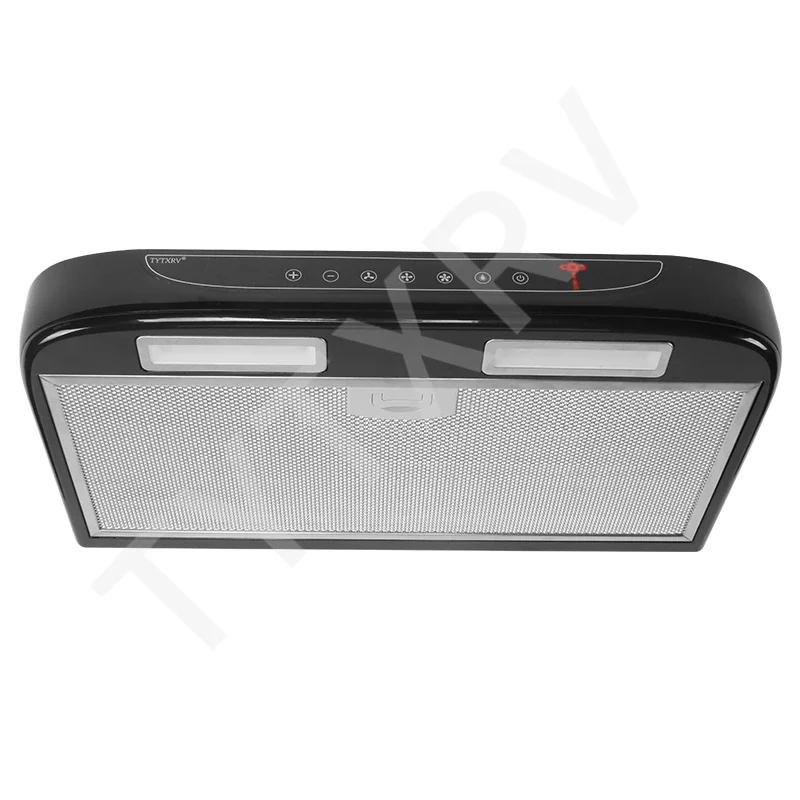 Caravan Accessories 12V RV Removable Kitchen Range Hood With LED Light & Touch Switch For Caravan Motorhome Camper