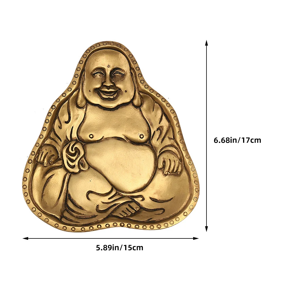 

Desktop Storage Tray Buddha Shape Resin Serving Platter For Fruits Snacks Candies Desserts Home Coffee Shop Decor Vintage