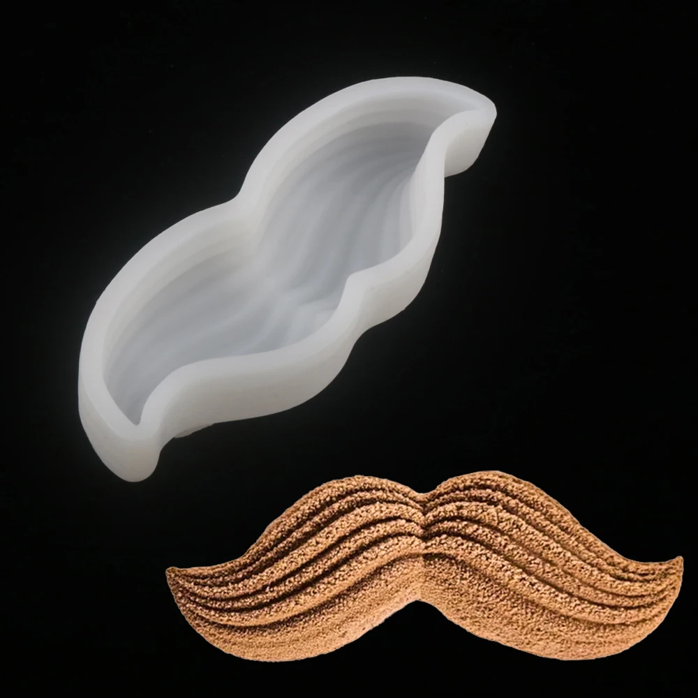 Simulated Beard Design Mousse Cake Mold Chocolate Molds Silicone Fondant Cake Moulds Kitchen Supplies Dessert Decorating Tools