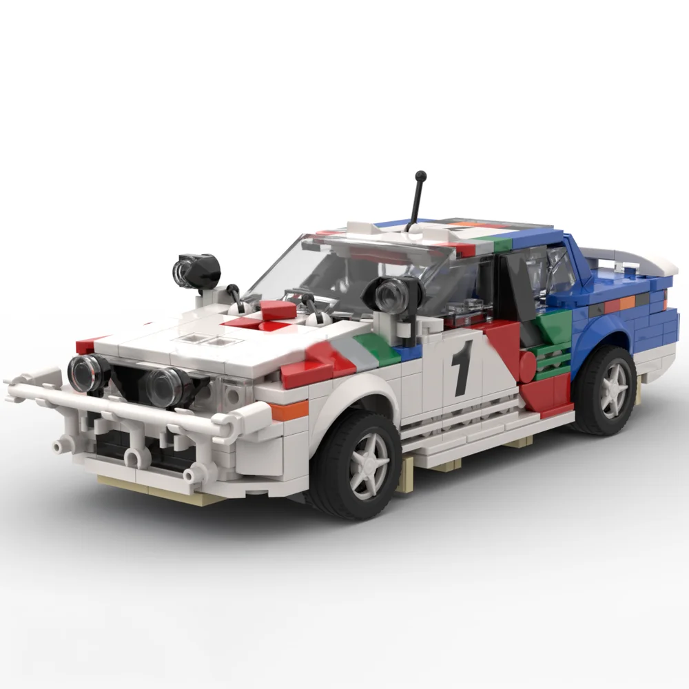 

MOC-487pcs92 Раллийный гоночный автомобиль по индивидуальному заказу, креативная сборка, строительные блоки, образовательная игрушка, модель, украшения, праздничный подарок