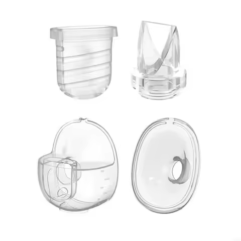 D0AF 24mm/27mm Flange and Additional Duckbill Valves for S32/S39 Models Replacement Breast Parts with Milk Catcher