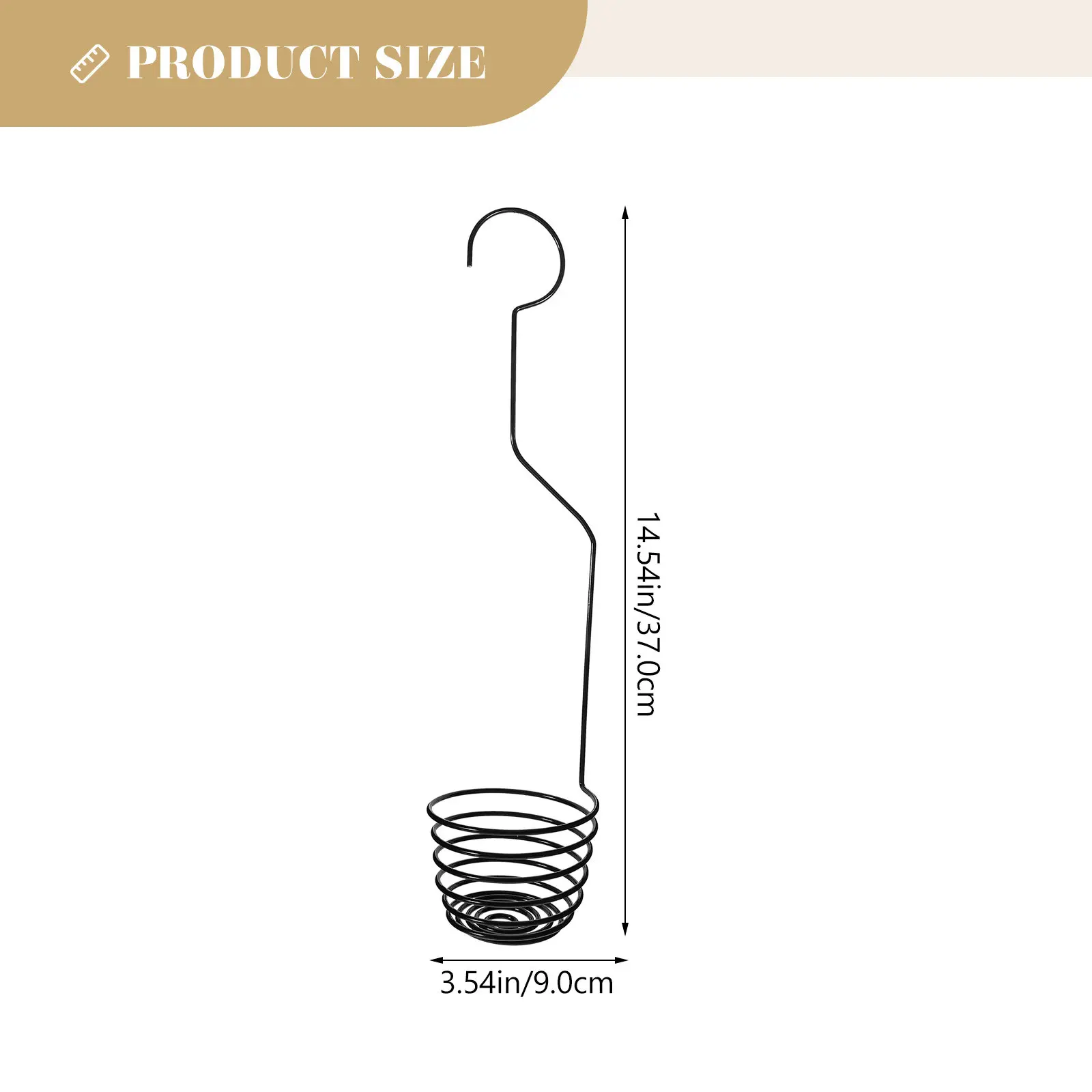 2Pcs Spiral Air Plant Hook Iron Tillandsia Hanger Modern Metal Hanging Rack for Home Office Wall Decor Display Stand