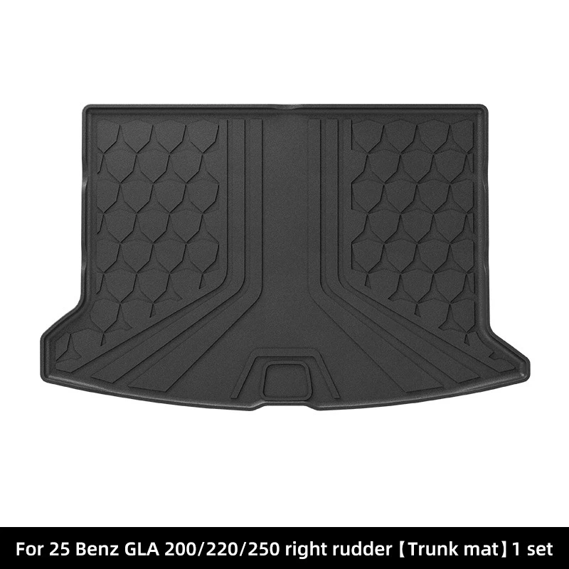 Car Trunk Mat For Mercedes Benz GLA 200/220/250 2025-2026 TPE Floor Mats All Weather Waterproof Rear Trunk Cargo Liner Pads - view 3