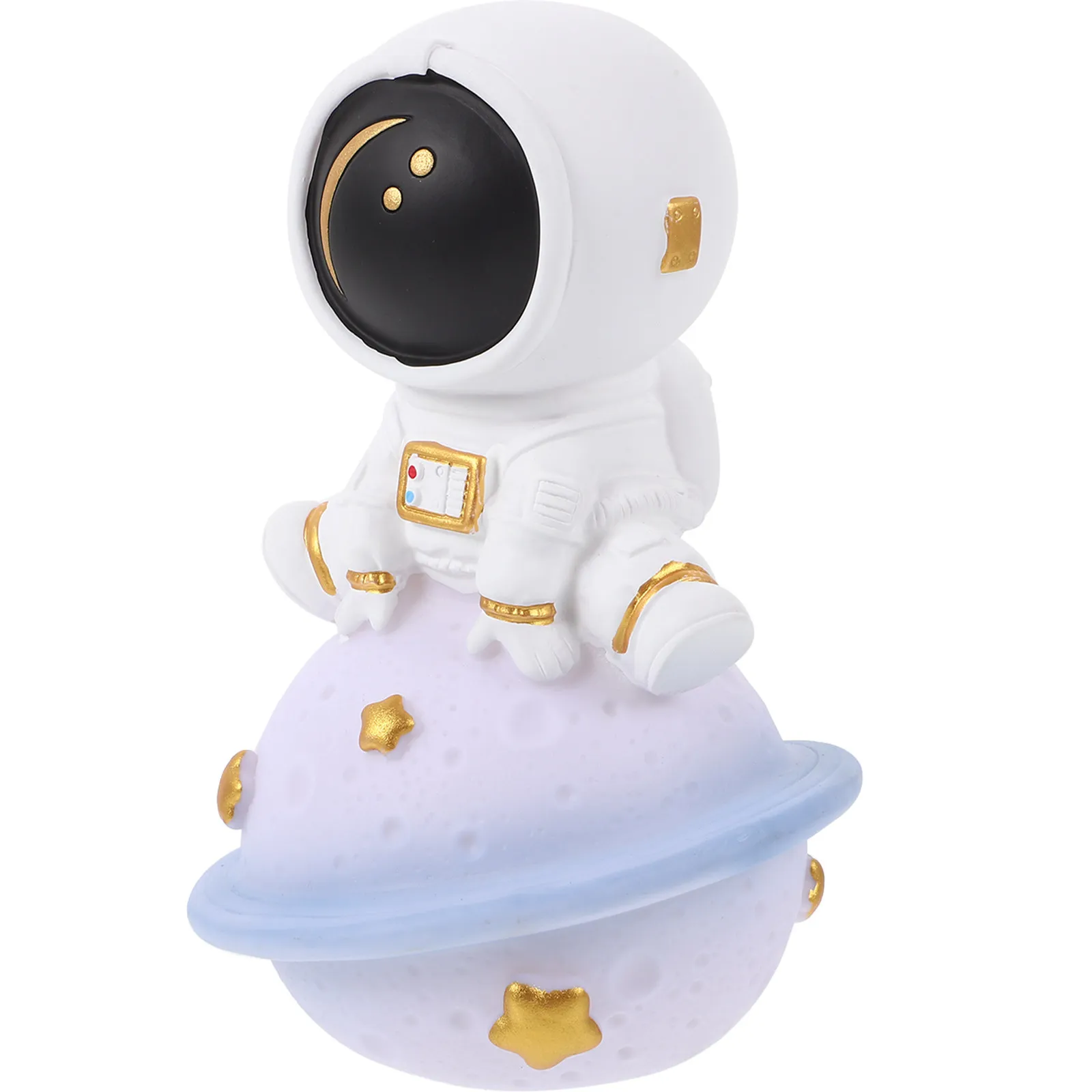 

Ночник-лампа «Космонавт на Луне» из смолы, маленький, для спальни, прикроватный, настольный декор, украшение для стола