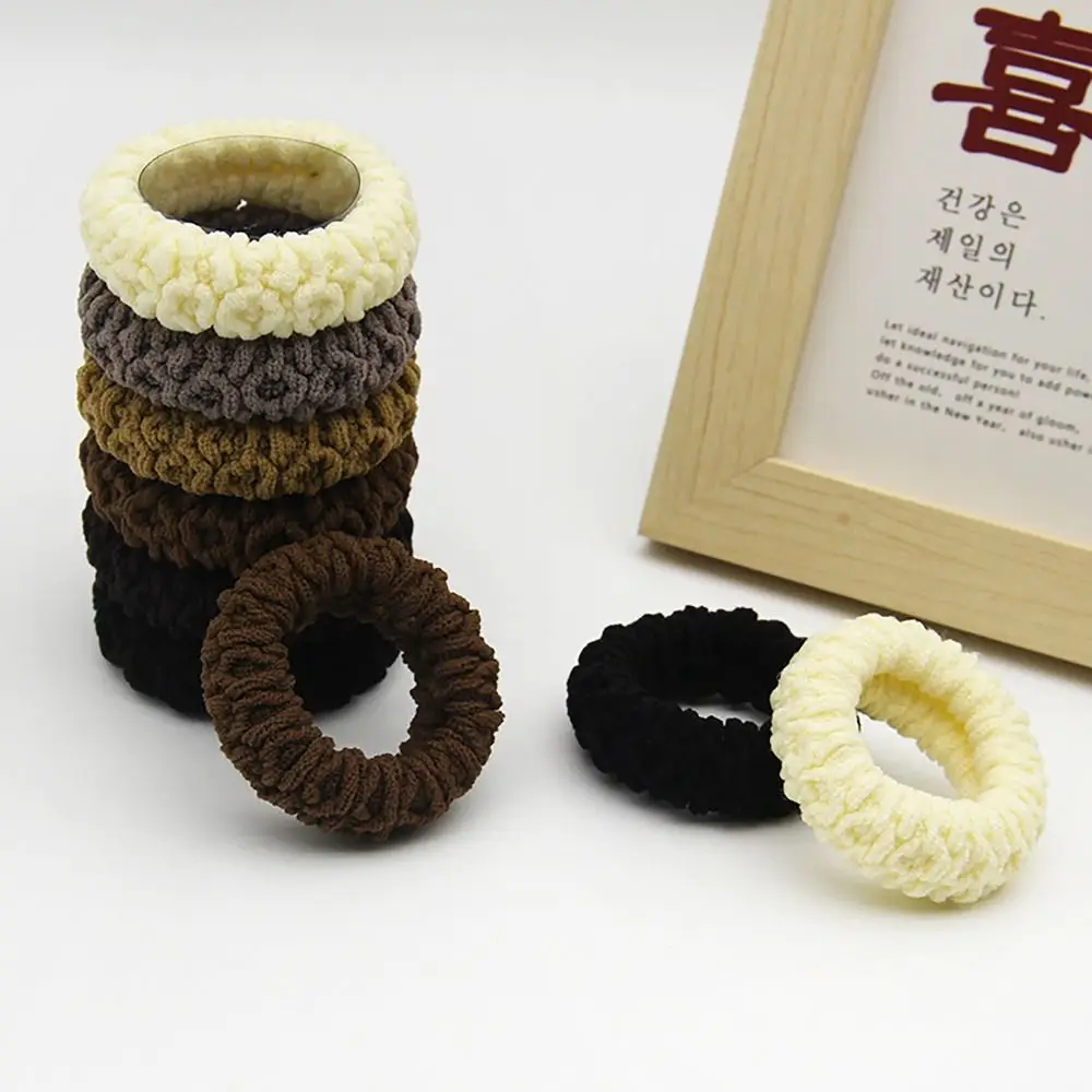 Прочная утолщенная повязка для волос с хвостиком, эластичный аксессуар для волос, держатель для хвоста, резинка для волос для детей