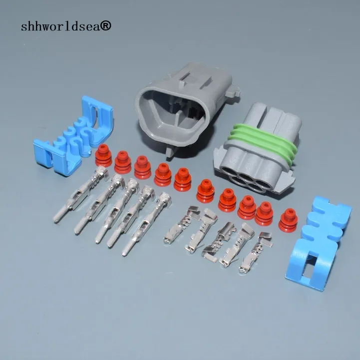 1/100set 5 Pin 1.65 Series 12146046 12092840 Automotive Male Female AC Assembly Waterproof Sealed Socket Wire Connector