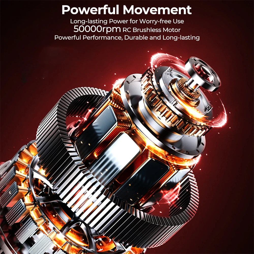 ventilador turbo Design ergonômico, confortável ao toque