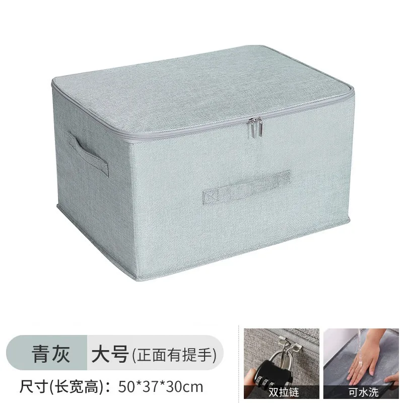 Large Thicken Fabric Clothes Organizer Storage Box for Pants Jeans Drawer Wardrobe Multipurpose Foldable Home Storage Lockers