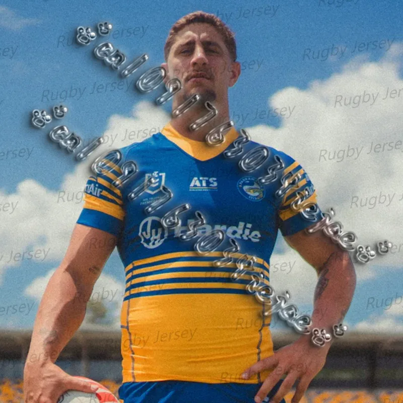 

MOTO Australia New Zealand New Arrivals Summer Football Super Rugby Team Classic Parramatta Eels 2025 Jersey Adults/Kids Rugby