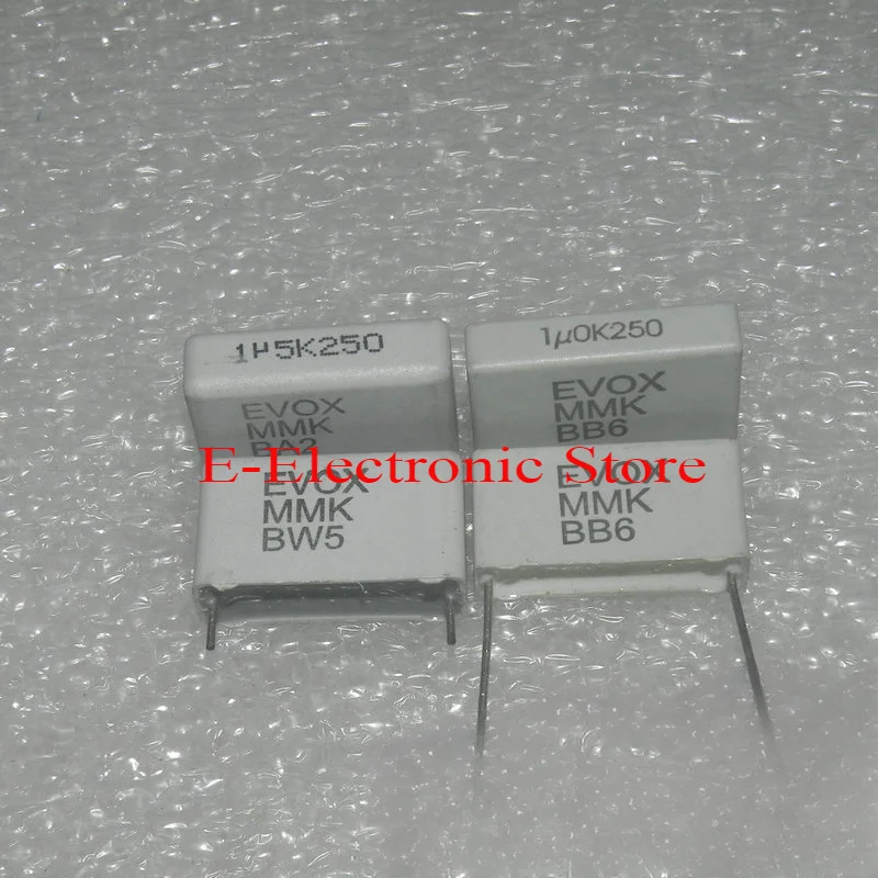 10PCS/LOT MMK 250V 1UF 105K  1u0K  250V 1.5UF  155k 1U5k Thin Film Capacitor