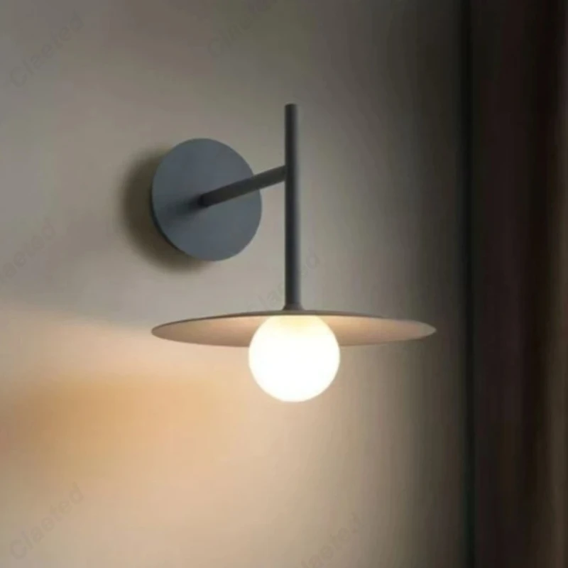 

Минималистичный настенный светильник UFO в скандинавском стиле, светодиодные светильники, креативные бра для прикроватной зоны, гостиной, домашнего интерьера, декоративный светильник