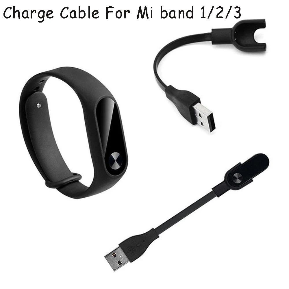 Tracker USB Charging Cable Adapter Replacement Smart Band Charger Cord For Xiaomi Mi Band 1|Xiaomi Mi Band 2|Xiaomi Mi Band 3