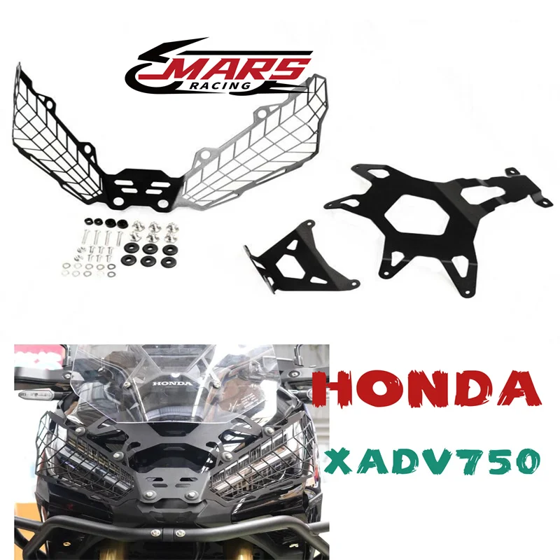 Motorcycle Headlight Grille Guard Cover Head Light Lamp Protector Motor Part For Honda NEW XADV750 xadv750 X-ADV750  2021 2022