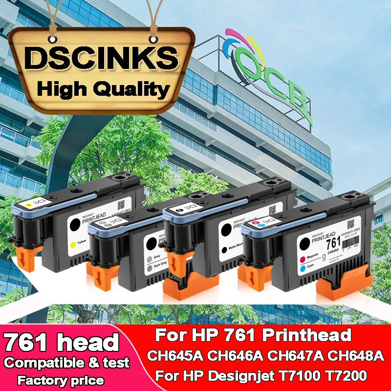 For HP 761 Printhead CH645A CH646A CH647A CH648A print head For HP Designjet T7100 T7200 printer