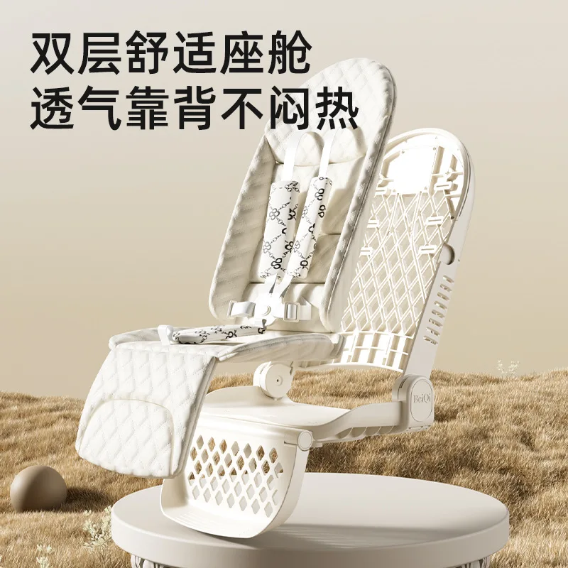 Kereta Dorong Bayi Lipat Ringan Dua Arah, Dapat Diduduki dan Berbaring, Model High Landscape