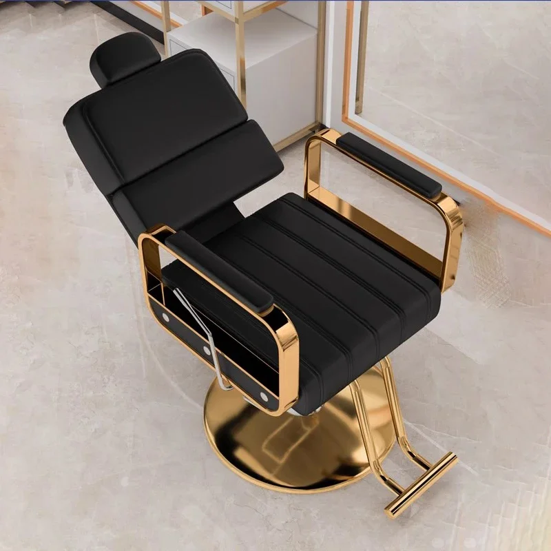 

Hair Salon Exclusive Barber Chair Minimalist Comfortable Salon Chair Lift Rotate Silla De Corte De Pelo Salon Furniture