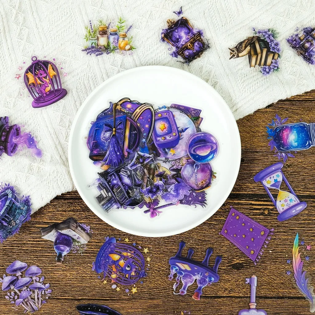 Clear PET Fantasy Magic Potion Sticker Pack 50 Sheets, Aesthetic Waterproof Decorative Stickers RecordingYourLife Store