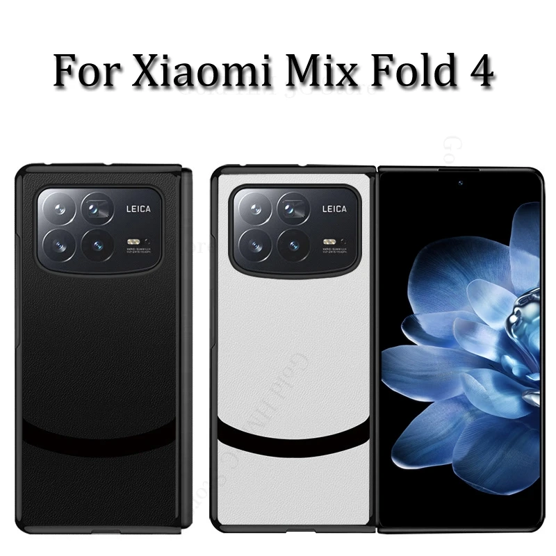

Fundas For Xiaomi Mix Fold 4 Splice Leather Phone Case For Mi Mix Fold 3 2 4 Capa Hard PC Holster Flip Cover For Mix Fold 4 3 2