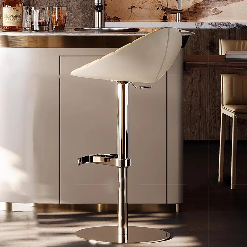 

Metal Design Bar Chairs Kitchen Restaurant Minimalist Soft Bar Chairs Reception Desks Relaxing Chaise De Bar Unique Furniture