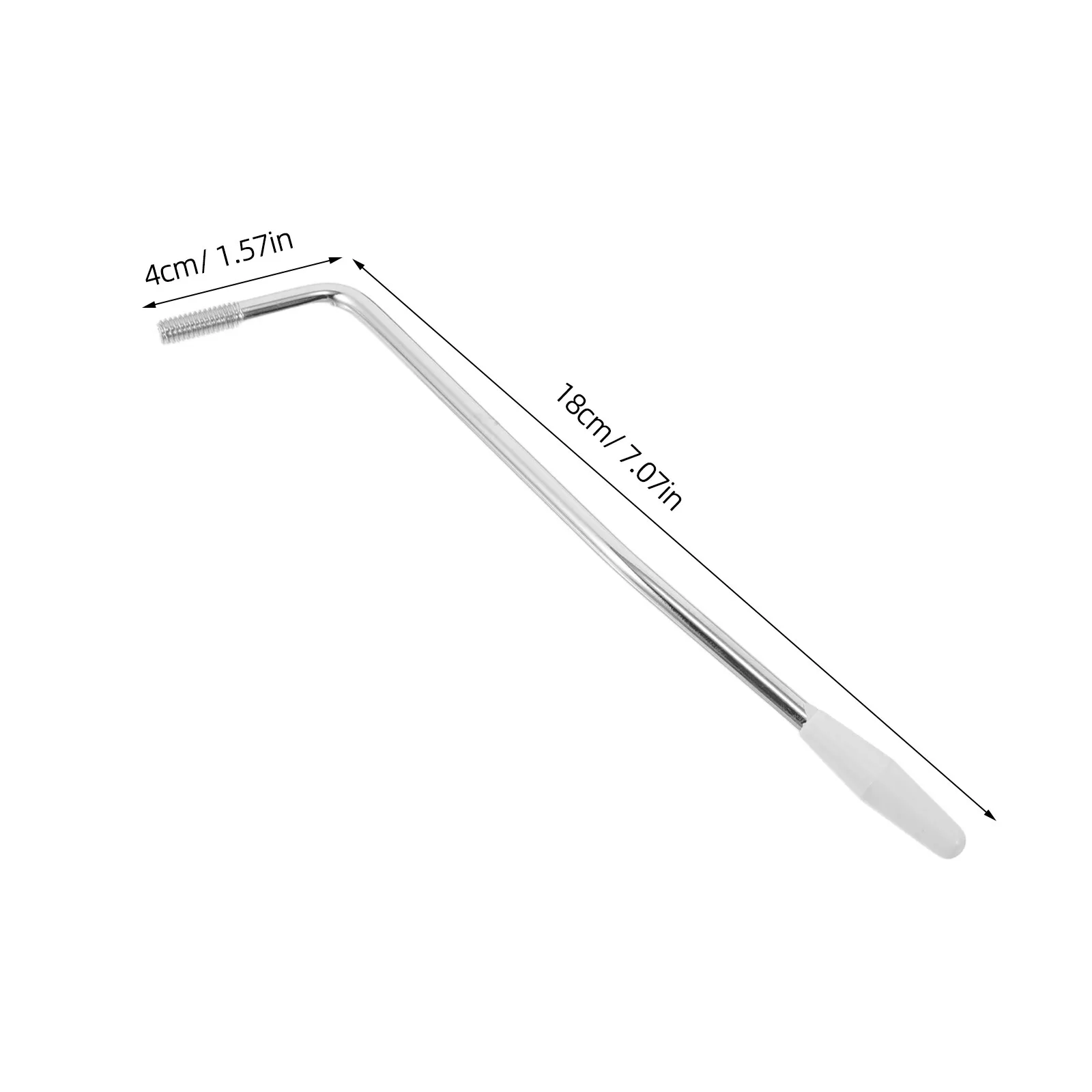 2Pcs Guitar Tremolo Arm Replacement M6 Threaded Whammy Bar Single Vibrato Bridge Bar Silver Black Electric Guitar Parts