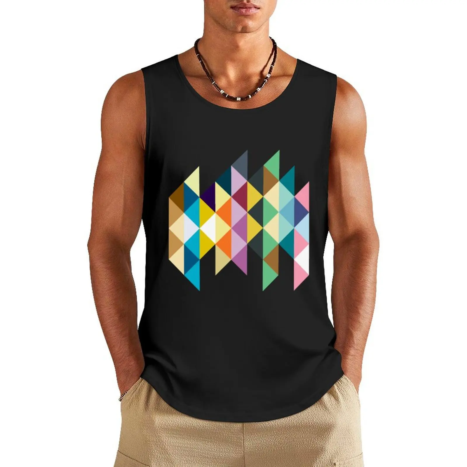 

Eeveelution Triangles Premium Tank Top gym clothes for man Working vest sleeveless gym shirt man fitness