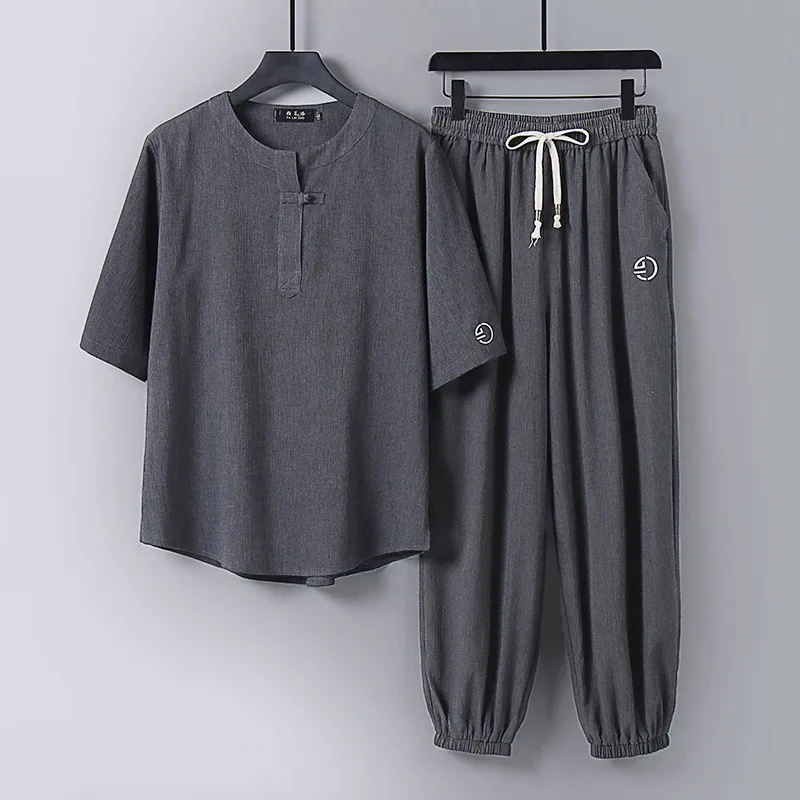 completo-da-uomo-taglie-forti-in-seta-ghiaccio-e-lino-ultra-sottile-a-maniche-corte-vestibilita-ampia-due-pezzi-stile-hanfu-tang-casual