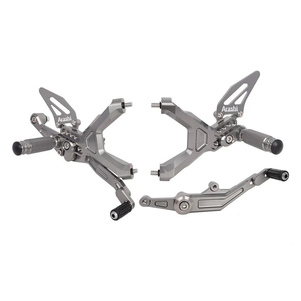 Motorcycle CNC Verstelbare Achteren Geplaatste Voorste Voetpedaal Voor BMW S1000RR 2019-2024 M1000RR 2021-2023 Racing Voetpedaal
