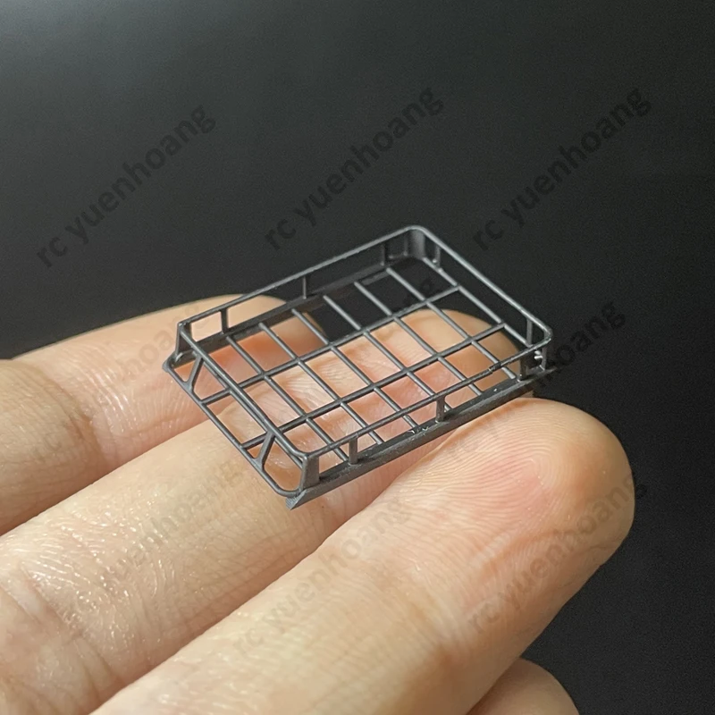 Porte-bagages de toit en résine, modèle de véhicule tout-terrain, échelle 1/64, support d'extension décoratif, pièces modifiées pour voiture RC, 1 pièce