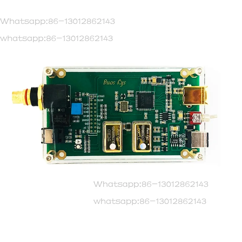 XU208 IIS DSD256 Dop64 Asynchronous USB Coaxial Fiber Digital Output Interface