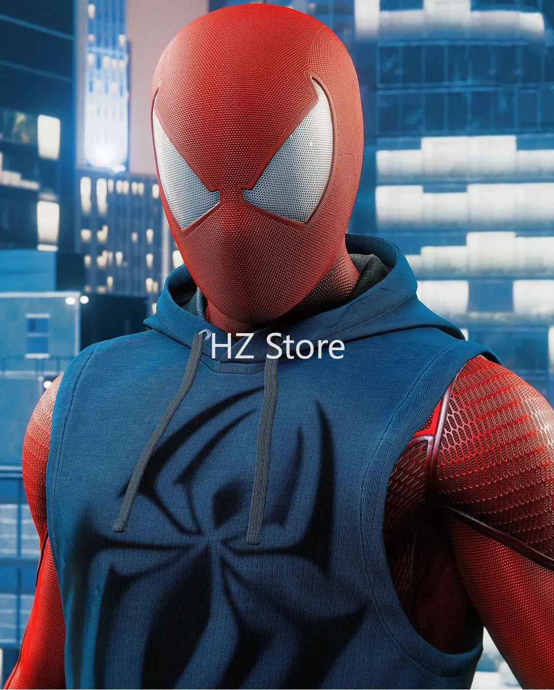 【スパイダーバース】新品 スーペリア・スパイダーマン 2Dマスク コスプレ マーベル カスタム PS5 スパイダーマン マスク（フェイスシェル