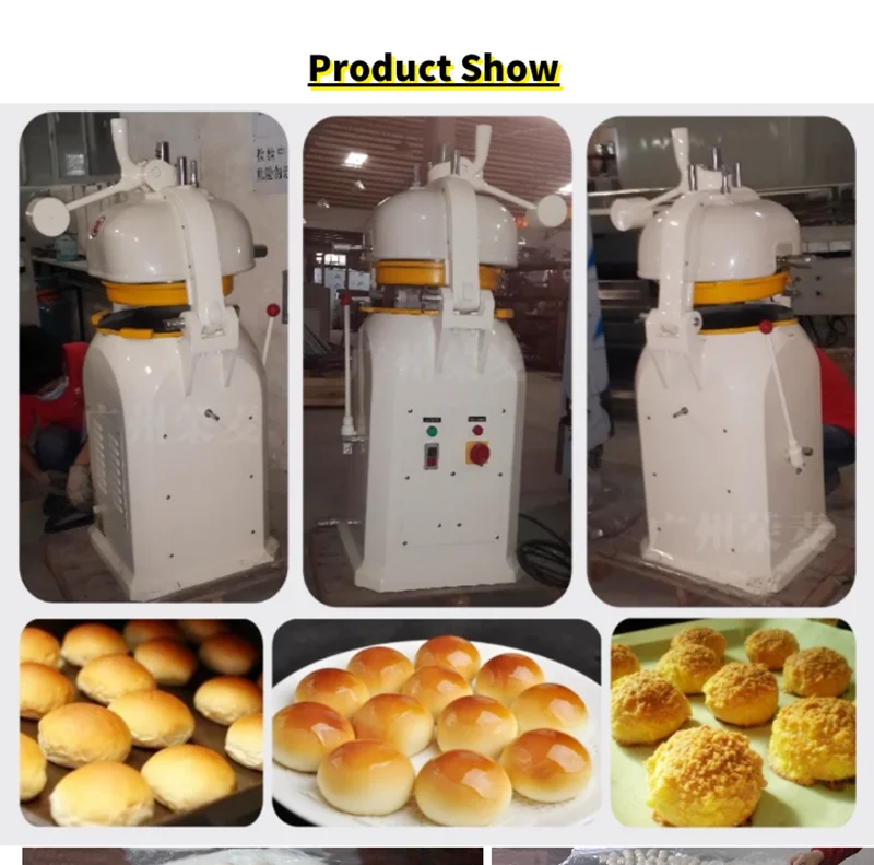 Small Bread Dough Rounder Divider Machine Pizza Bun Dough Ball Cutting Making Machines Food Rounder Machine Bakery Philippine