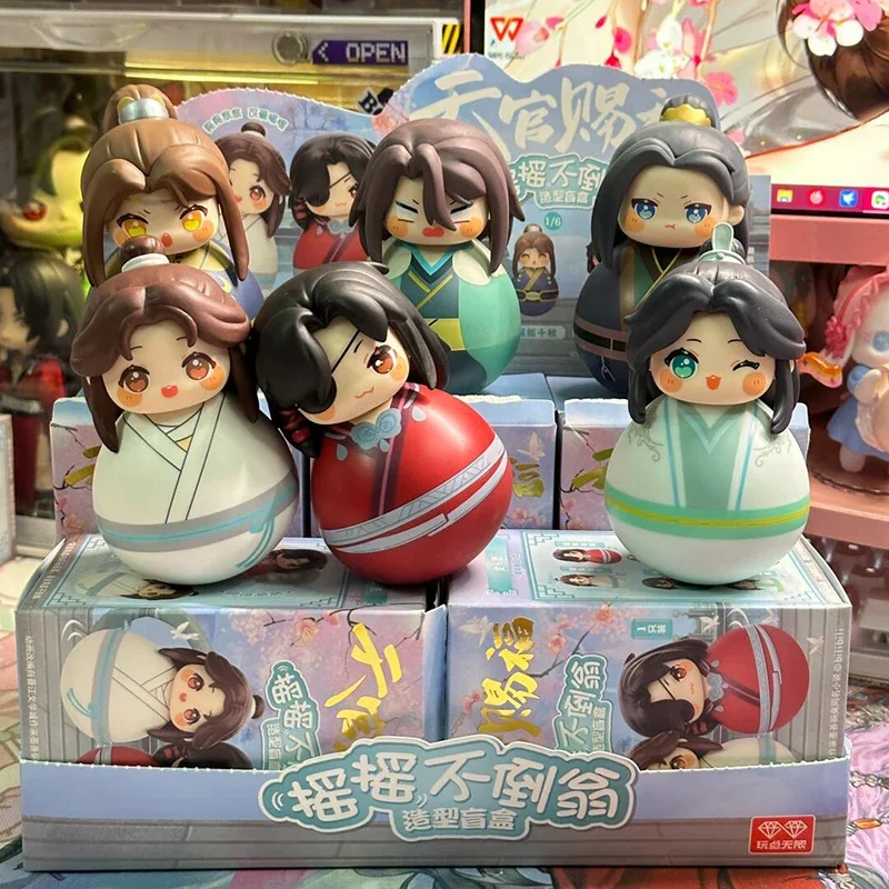 Anime Xie Lian Hua Cheng Action Figures Mysterious Gifts Toys, Heavenly Dry als Blessing Totter, The TumJeff Series, Blind Box