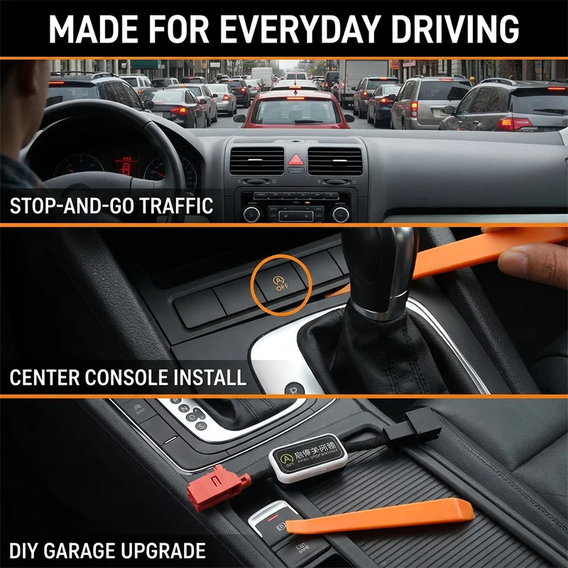 Start‑Stop Eliminator Sensor Plug Cable for VW Caddy Golf 6 Multivan T5 T6 Auto Engine Cancel Device