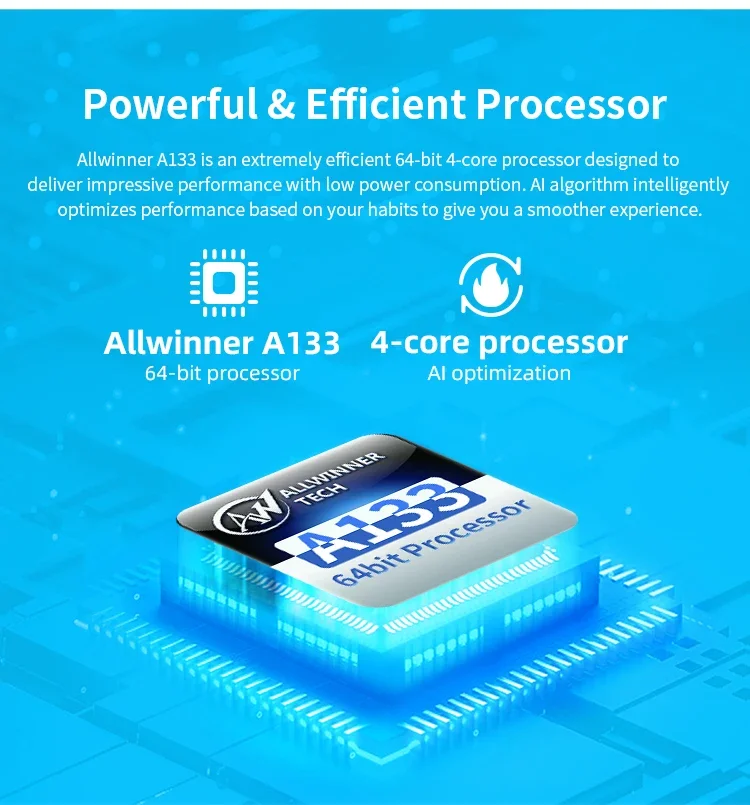 Teclast P80T 2023 Tablet (Allwinner A133 1.8GHz Quad-Core/3GB RAM/32GB ROM/8 Inch 1200*800iPS/WiFi 6/BT 5.0/4000mAh