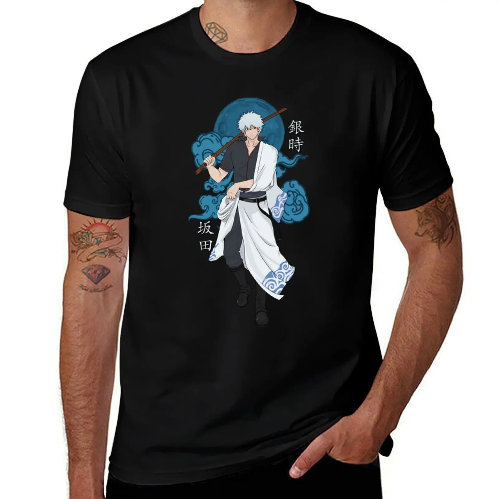 Gintoki Sakata T-Shirt Performance Workout Short Sleeve Tee T-Shirt