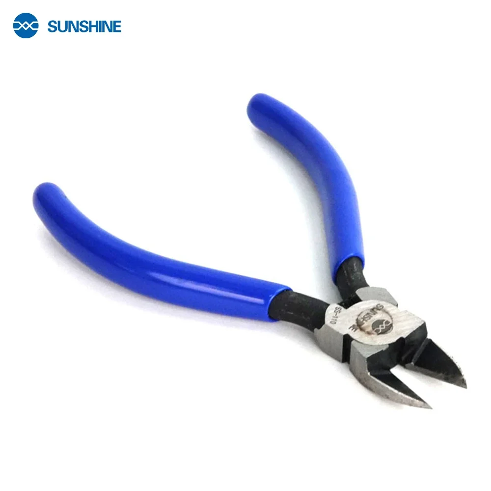 Sunshine SS-110 Mini Diagonal Plier Wire Cut Line Stripping Multitool Stripper Knife Crimper Tools Cable Cutter Electric Forceps