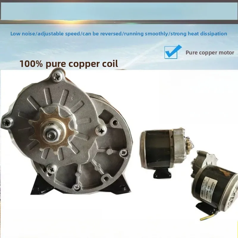 High Torque 12V/24V DC Motor 250W 350W 300RPM Electric Motor Accessory for Fertilizer Spreader