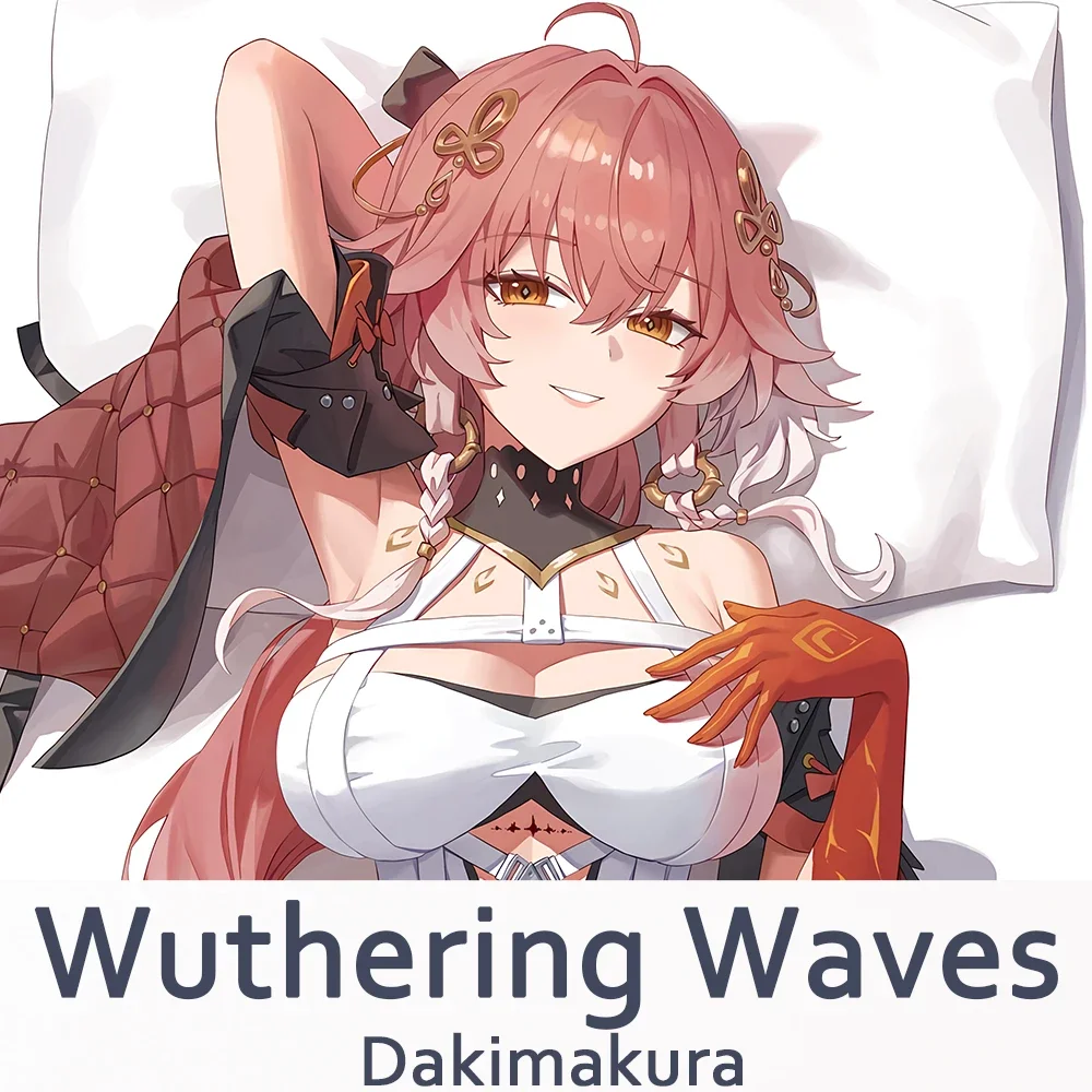 

Wuthering волны changli Dakimakura 2-сторонняя подушка для обнимания тела Чехол аниме Подушка Наволочка
