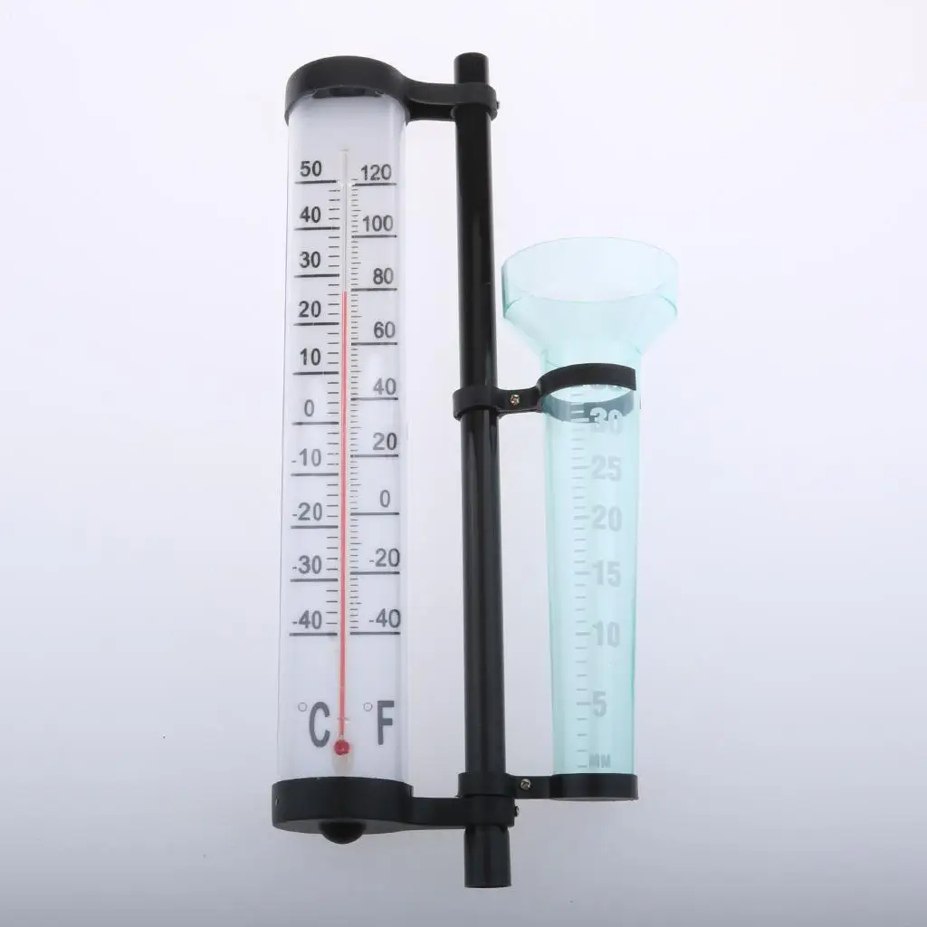 Wind Indicator Rain Gauge Outdoor Rain Meter Pluviometer Weather Station for Farm Measurement