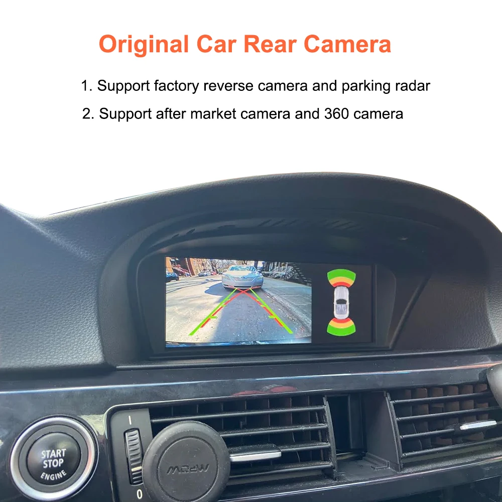 Bonroad Wireless Carplay Android Auto Nachrüst-Kits für BMW 3er/5er Serie E60 E61 E62 E63 E64 E90 E91 E92 E93 CCC CIC System – Detail 9
