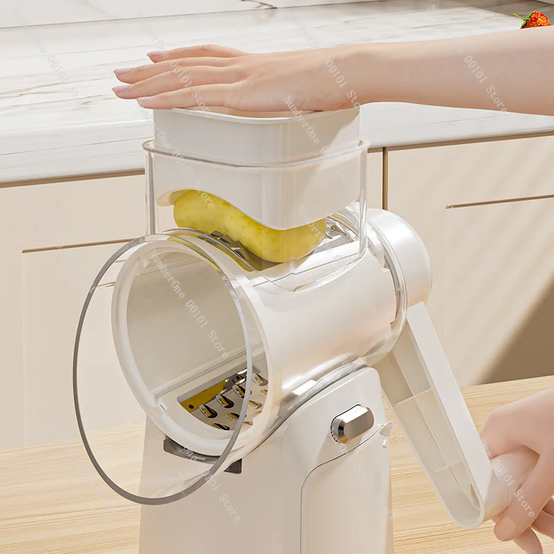 Multifunctional vegetable cutting artifact Hand roller Kitchen silk wiper Slicer Potato grater Shredding popular household