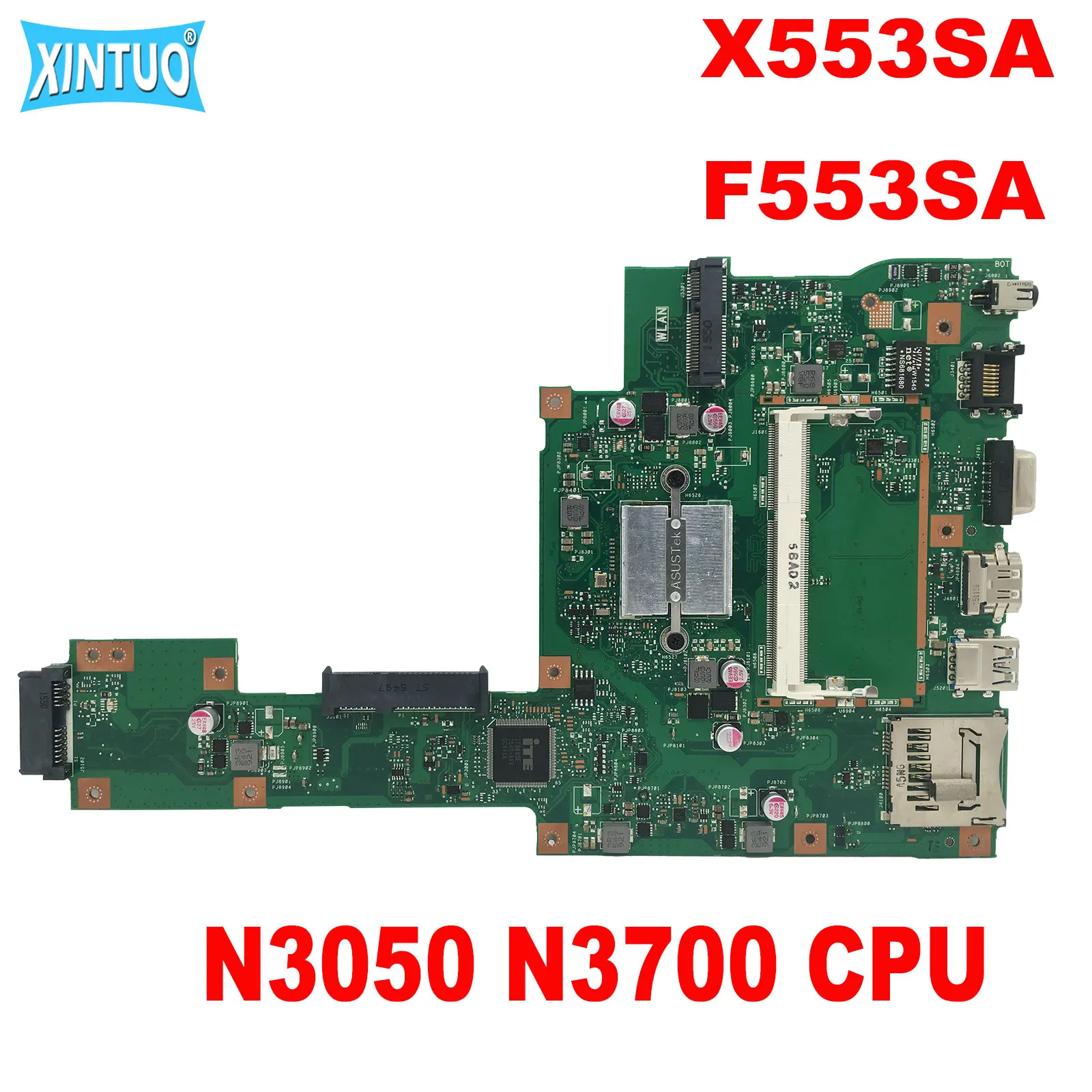 

X553SA Mainboard for ASUS A553S A553SA F553S F553SA X553S laptop motherboard with N3050 N3700 CPU DDR3 100% tested