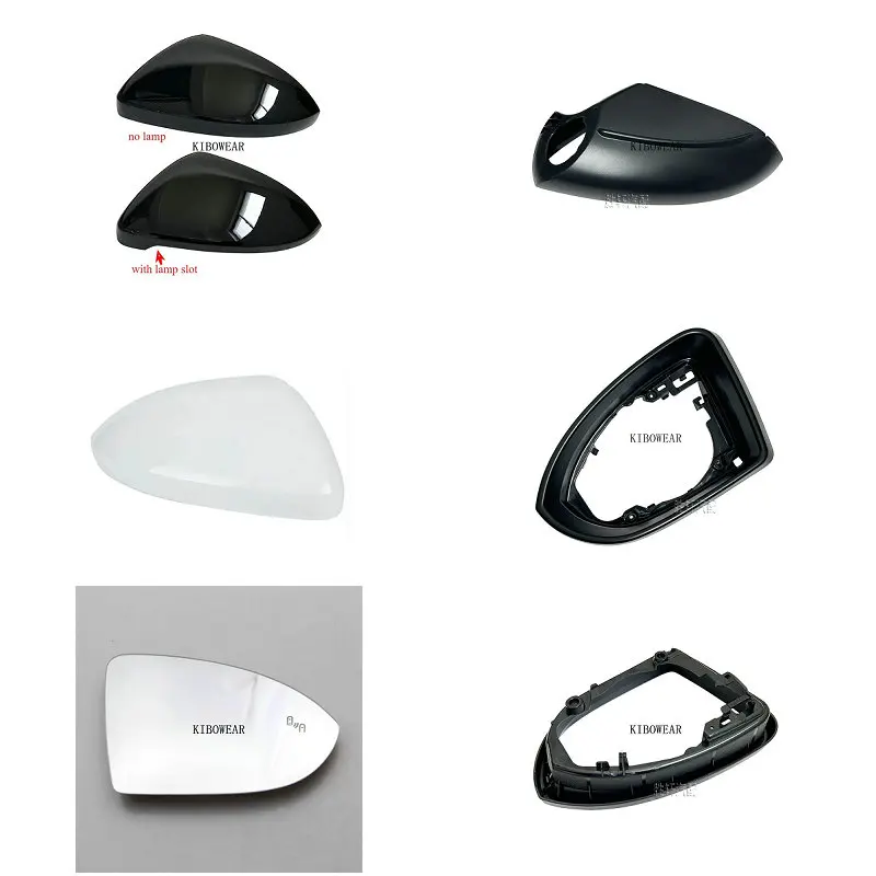 1pc Side Mirror Cover Frame bottom Cap Glass for Volkswagen Jetta MK7 America 2019-2025 turn signal VII USA Auto BSM holder