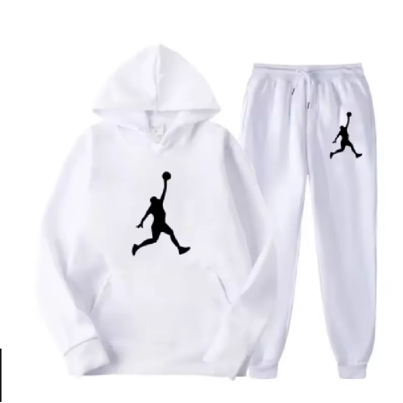 2025 otoño moda hombres sudadera hombres al aire libre correr Fitness traje mujer chándal ropa deportiva sudaderas con capucha + pantalones de chándal conjuntos